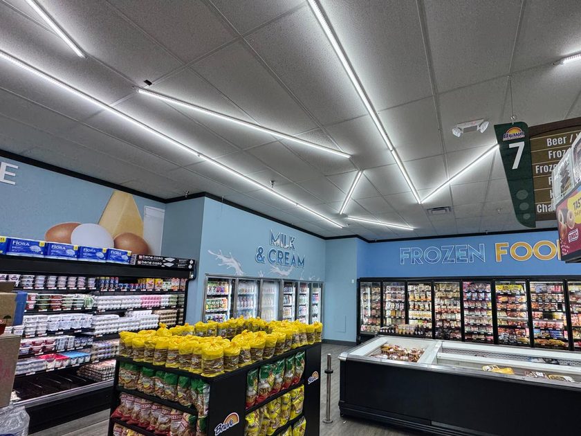 Milk and cream aisle at Bravo Supermarkets Winter Garden